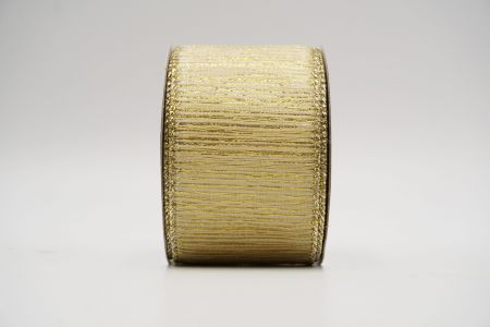 Metallic Shimmer Wired Ribbon_KF6954_gold